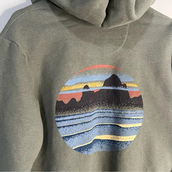 Patagonia Unisex Skyline Stencil Uprisal Hoodie Mens small Women’s Medium - Picture 9 of 9